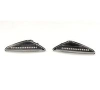YSQOJF Indicatore di direzione 1 Coppia Per BMW X5 E70 X6 E71 E72 X3 F25 Indicatori Direzione Sequenziali Luci Posizione Laterali LED Dinamiche Colore Fumo(Clear 1)
