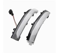 YSQOJF Indicatore di direzione Per Jetta Per Mk6 Per Voyage Per Saveiro G6 G7 Per Golf Per Geracao 6/7/8 Per Spacefox Sequenza Specchietti Indicatori Direzione(Crystal)