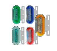 YSQOJF Indicatori direzione dinamici 4 Luci Posizione A LED 24V Rimorchi Camion Luci Ingombro Luci Laterali Per Cargo Indicatori Di Direzione Per Trattori E Camion.(Rosso)