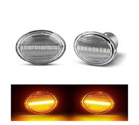 YSQOJF Indicatori direzione dinamici Per Fiat Per 500 500C 500L (Typ 351 352) 2012-up Luce di posizione laterale a LED 4C(Clear Normal Amber)