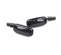 YSQOJF Indicatori Specchio Lateral 2 Pezzi Per Land Per Rover Per Defender Per Freelander Per Discovery 2 Luci Posizione Laterali A LED Con Lenti Fumé Indicatori Direzione Dinamici(Smoked Black Lens)