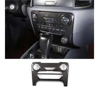 YSQOJF Interni Accessorio Pannello Copertura Telaio modalità Aria Condizionata Console Centrale per Ford per Endeavor per Ranger per Everest Interna Pannello Trim(Carbon Pattern)