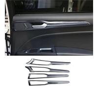 YSQOJF Interni Accessorio per Ford per Mondeo 2017 2018 Maniglia Interna Portiera Auto Decorazione Cornice Copertura Trim ABS 4 Pezzi Interna Pannello Trim