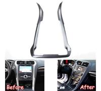 YSQOJF Interni Accessorio per Ford per Mondeo 2017 2018 Stile Fibra di Carbonio Decorazione Console Centrale Auto Copertura Cornice Trim Interna Pannello Trim