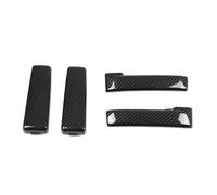 YSQOJF Maniglie Interne Porte 4PCS Car Interior Door Handle Cover Trim Adesivi per Porte per Toyota FJ per Cruiser 2007-2021 Fibra di Carbonio Maniglia Interna