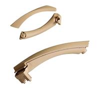 YSQOJF Pannello Maniglia Porta Interna per E90 E91 per Serie 3 320 Berlina Pull Trim Cover 51417230850 51419150335 51419150340 Maniglia Interna Auto(Beige-Set-Left)