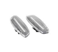 YSQOJF Specchio Indicatore Lampeggiante Car Side Marker Light Indicatore Di Direzione Lampada Laterale Senza Errori Per Peugeot 308 207 3008 5008 CRZ Luce Di Segnale Dinamica(Crystal)