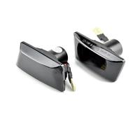 YSQOJF Specchio Indicatore Per Opel Per Insignia Per Astra Per Zafira Per Corsa LED Dynamic Car Lampeggiante Indicatore Laterale Indicatore Di Direzione Lampada Luce Di Segnale Dinamica(Smoky black)