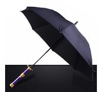 ysrpoud One Piece Anime Cosplay Ombrello 210T Manico Lungo 16 Ossa Samurai Imperméable Fort Ninja Katana Umbrella, 1: 1 Maniglia Anime,A