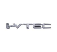 YSRWTBBA Lettere for Auto in Metallo 3D I Logo VTEC IVTEC Accessori for Decalcomanie con Stemma dell'emblema(IVTEC Chrome)