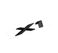 YSRWTBBA Logo Auto con Lettere cromate Nere in ABS 3D Compatibile con Adesivi X1 X1 E84 F48 U11 2013 2016 2014 207 2018 2019 Accessori Scritte Facile da installare, Basta sbucciare e attaccare(Glossy