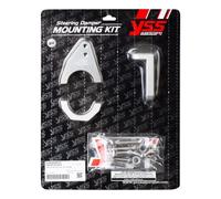 YSS Kit di montaggio dell'ammortizzatore di sterzo, nero