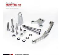 YSS Kit di montaggio per ammortizzatore di sterzo, nero