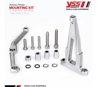 YSS Kit di montaggio per ammortizzatore di sterzo, nero