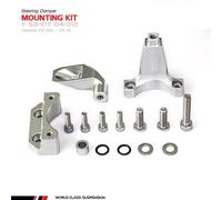 YSS Kit di montaggio per ammortizzatore di sterzo, nero