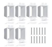 Yssevlon Prolunga per Scatola di Derivazione Elettrica da 6 Pezzi, Prolunga per Scatola un Gruppo Singolo con 12, Prolunga per Presa per Unità Interruttore un 1 Gruppo