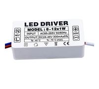 YSSMAO Driver LED 300mA 1-36W Alimentatore Adattatore Unità AC85-265V Per Trasformatori a LED