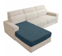 YSTELLAA Copricuscini Elasticizzati, Chaiselongue, Verde Scuro | Copricuscini Separati per Divano, Universali, Decorativi e Protettivi per Soggiorno