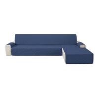 YSTELLAA Copridivano 4 Posti Con Penisola (L 280 CM), Blu Berlino | Copri Divano Angolare Destra/Sinistra Reversibile, Copridivano Chaise Longue Antiscivolo, Antigraffio, Facile Lavare