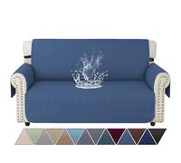 Ystyle Copridivano 2 Posti Con Braccioli Universale, Blu Berlino | Copri Divano Antigraffio Gatto Con Tasche Laterali, Sofa Cover Antiscivolo Lavabile per Animali, Copridivani Mobili Protector