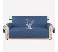 Ystyle Copridivano 2 Posti Con Braccioli Universale, Blu Berlino | Copridivani Trapuntato Con Tasche, Copridivano Antigraffio Gatto Cani, Copri Divano Salvadivano Antimacchia Antiscivolo