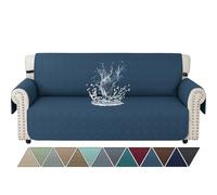 Ystyle Copridivano 3 Posti Con Braccioli Universale, Blu Berlino | Copri Divano Antigraffio Gatto Con Tasche Laterali, Sofa Cover Antiscivolo Lavabile per Animali, Copridivani Mobili Protector