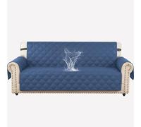 Ystyle Copridivano 3 Posti Con Braccioli Universale, Blu Berlino | Copridivani Trapuntato Con Tasche, Copridivano Antigraffio Gatto Cani, Copri Divano Salvadivano Antimacchia Antiscivolo
