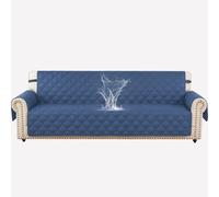 Ystyle Impermeabile Copridivano 4 Posti Con Braccioli, Copridivano Trapuntato, Copridivano Antigraffio Gatto Cani, Universale Salvadivano Antimacchia, Blu Berlino
