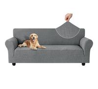 Ystyle Universale Copridivano 4 Posti con Braccioli, Grigio Chiaro | Copridivani Elastici, Copridivano Antigraffio Gatto Lavabile, Stretch Sofa Cover Antimacchia, Copertura Divano Antiscivolo