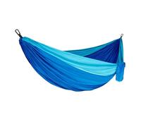 YSUEFIJO Amaca da Campeggio Doppia, Hammock Ultraleggera per Giardino E Terrazza, Amaca Portatile con Moschettoni E Corde Regolabili per Escursionismo E Relax