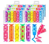 YSWOVUO 36 Pezzi Mini Evidenziatori Regalini Fine Festa Compleanno Bambini, Evidenziatori Mini con 6 Colori, Forma Caramella Evidenziatori Bambina per Scuola Regalo Gadget