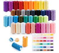 YSWOVUO Filo per Macchina da Cucire, 36 Colori 400 yard Filo per Cucire e 36 Bobine Poliestere Filo per Macchina da Cucire, Set Cucito Filo Per Cucire