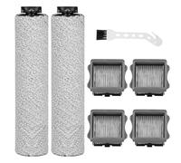 YSWOVUO Set di 7 Ricambi Compatibile con Tineco iFloor 3 / Floor One S3, 2 Spazzole a Rullo+4 Filtri HEPA+1 Spazzola di Pulizia, Tineco Umido e a Secco Aspirapolvere Accessori