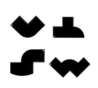 YsXoWiui 4 Pezzi di Carta di Miglioramento per Modello di Linea di Barba con Spray Colorato per Barbieri