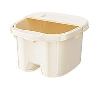 YsXoWiui Bacinella Pediluvio Contenitore Portatile Vasca per Ammollo Catino Da Bagno Realizzata in PP Spesso con Base Stabile Adatta per Relax Domestico, S