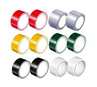 YsXoWiui Confezione Da 12 Nastri Adesivi Colorati Resistenti per Confezioni di Codifica a Colori per Lavori Artistici E Artigianali