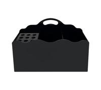 YsXoWiui Contenitore di Stoccaggio Degli Utensili per Capelli con Compartimenti per Pettini E Pennelli, Nero