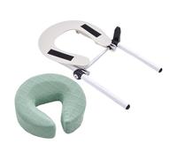 YsXoWiui Cuscino per Tavolo Da Massaggio Portatile con Cuscino Facciale Ad Avanzata Struttura Compatta E Leggera Facile Da Usare E Trasportare Adatto, Verde