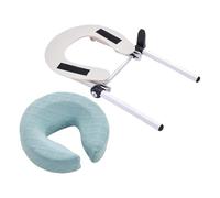 YsXoWiui Cuscino per Tavolo Da Massaggio Portatile con Cuscino Facciale Ad Avanzata Struttura Compatta E Leggera Facile Da Usare E Trasportare Adatto, Azzurro
