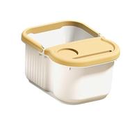 YsXoWiui Foot Soaking Tub con Vasca Ampia Secchio Piedi Ergonomico Superficie Massaggiante Rilassante Composizione PP Indeformabile Adatto per Uso Casalingo Sa, Bianco Giallo, S