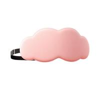 YsXoWiui Maschera per Dormire con Copriocchi, Protezione per Occhi, Benda Ghiacciata per Aereo E in Auto, Rosa