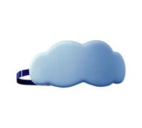 YsXoWiui Maschera per Dormire con Copriocchi, Protezione per Occhi, Benda Ghiacciata per Aereo E in Auto, Blu