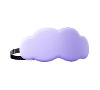YsXoWiui Maschera per Dormire con Copriocchi, Protezione per Occhi, Benda Ghiacciata per Aereo E in Auto, Viola