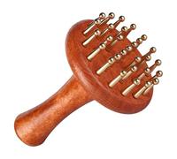 YsXoWiui Massaggiatore Portatile con Impugnatura Ergonomica E Pettine in Legno per Massaggi Su Cosce, Collo E Vita