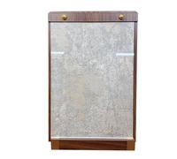 YsXoWiui Nail Art Display Board in Legno per Esposizione Tip Unghie Finte Supporto Da Tavolo per Presentazione Manicure Porta Smalto Versatile Strumen, Grigio, L
