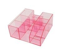 YsXoWiui Organizzatore per ciglia, organizer per la bellezza, scatola portaoggetti per ciglia, custodia per strumento di innesto, Rosa