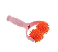 YsXoWiui Palline per Agopressione, Rullo Massaggiante in PVC per Punti Trigger, Palpazione a Pressione, Sollievo Dal Dolore Muscolare, Adatto per Spalle, Mani, Rosa Arancio