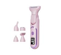 YsXoWiui Raffermazione Ricaricabile USB per Donne Trinmer per Capelli E Rimozione Dei Del Viso, Rosa