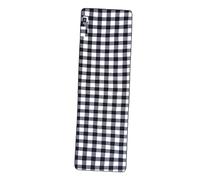 YsXoWiui Sacco a Pelo Riscaldabile con Coperta Termica Materassino USB Pieghevole in Poliestere/flanella Riscaldamento Veloce E Regolabile Adatto a Campeggio a, Griglia in Bianco E Nero