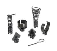 YsXoWiui Set di 7 Accessori a Spirale per La Pulizia Degli Scarichi: Robusto E Pratico per Rimuovere Le Ostruzioni.